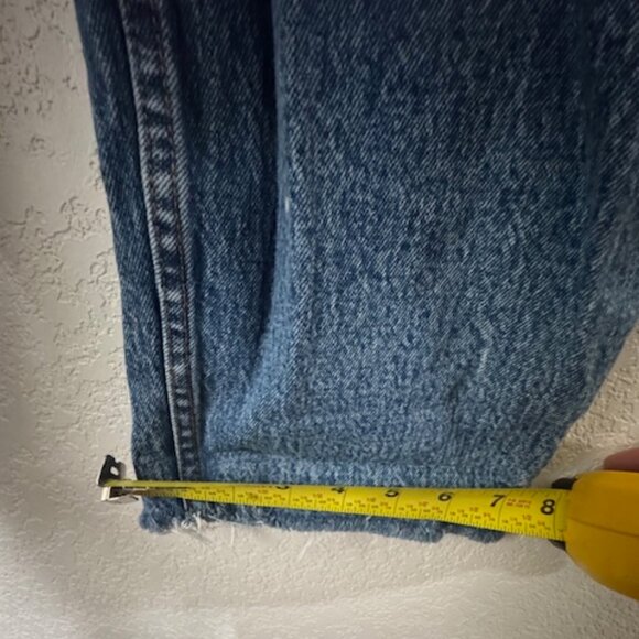 Abercrombie & Fitch The Skinny High Rise Blue Jeans Distressed Ripped S  37/24S‎ - Picture 3 of 10